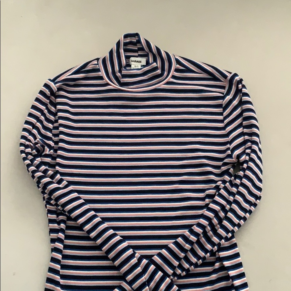 Ribbed Mock Neck Long Sleeve - Picture 5 of 5